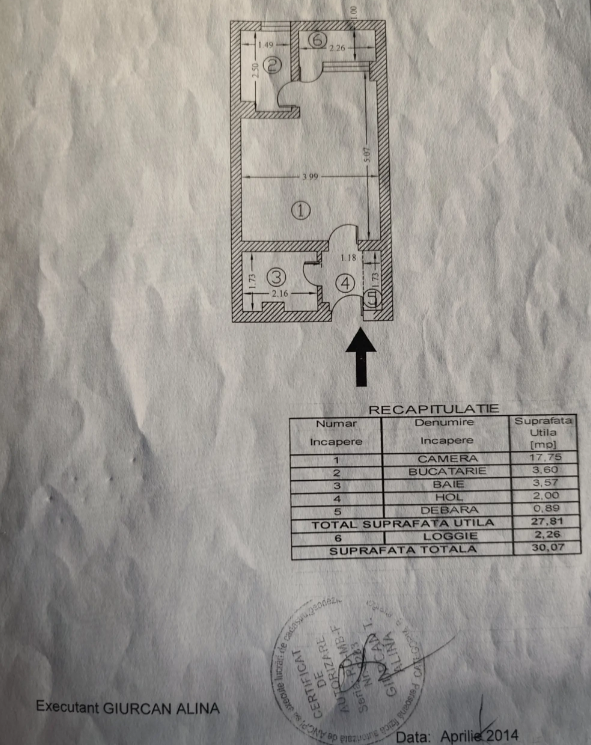 Ap. 1 cameră • București